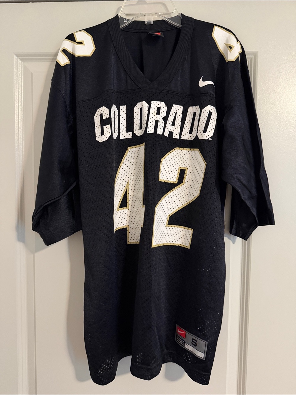 Vintage 90’s Colorado Buffaloes Nike Football Jersey Mens Small  #42 NCAA